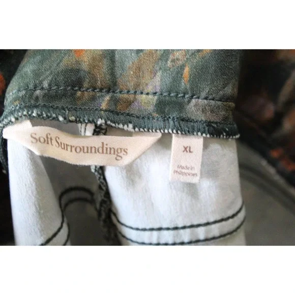 Soft Surroundings Superla Stretch Pull On Artisan Straight Leg Pants XL H13103 - Picture 9 of 12